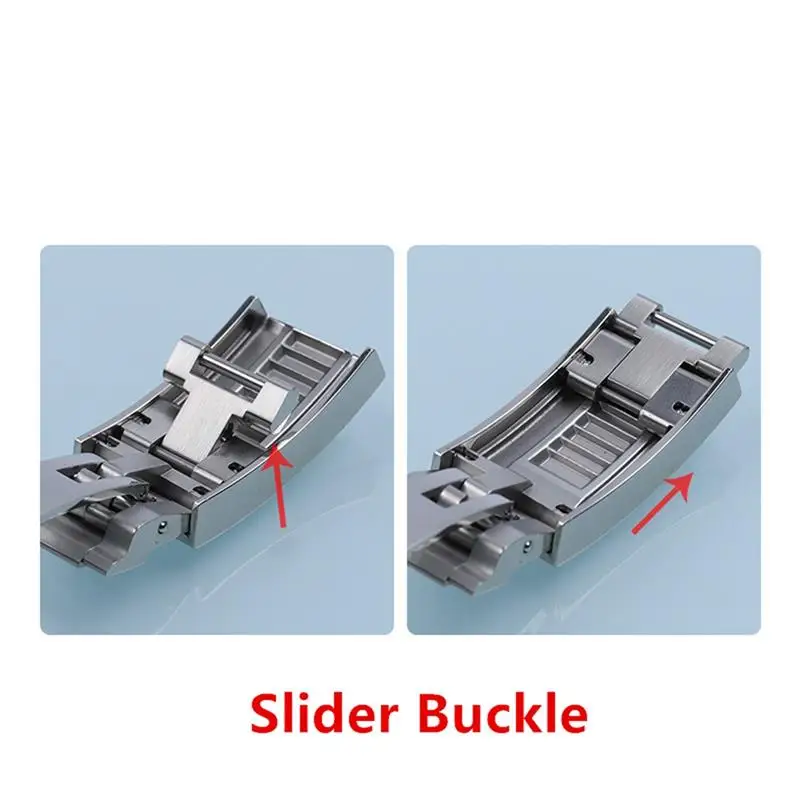 SCHIK 9x9mm 904L Stainless Steel Combination Folding Slider Buckle Watchband Clasp For Rolex Strap For Daytona Submariner