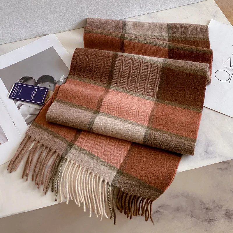 53 Orange coffee Plaid