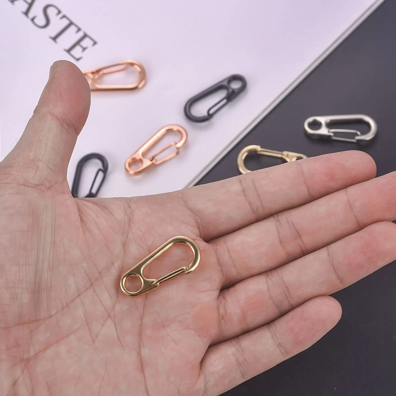 Metal Lobster Claw Clasps 5/10/20pcs Lobster Clasp Buckle Keychain Mini Carabiners