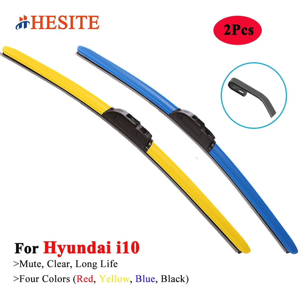Hesite Colorful Windshield Wiper Blade For Hyundai I10 Pa Ia Ba Ac3 Ai3