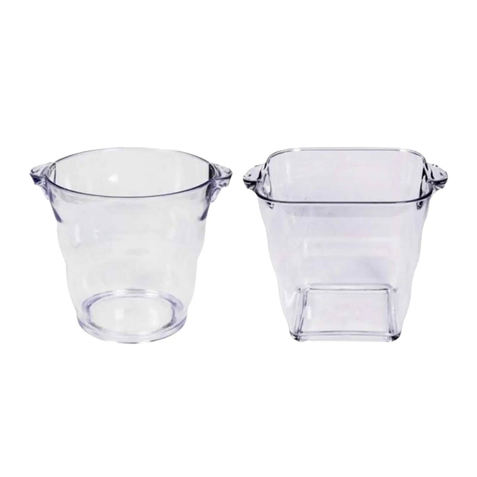 

Champagne Wine Bucket Portable Beverage Reusable Bottle Beer Acrylic Ice Cube Container for KTV Buffet Beach Party Gatherings