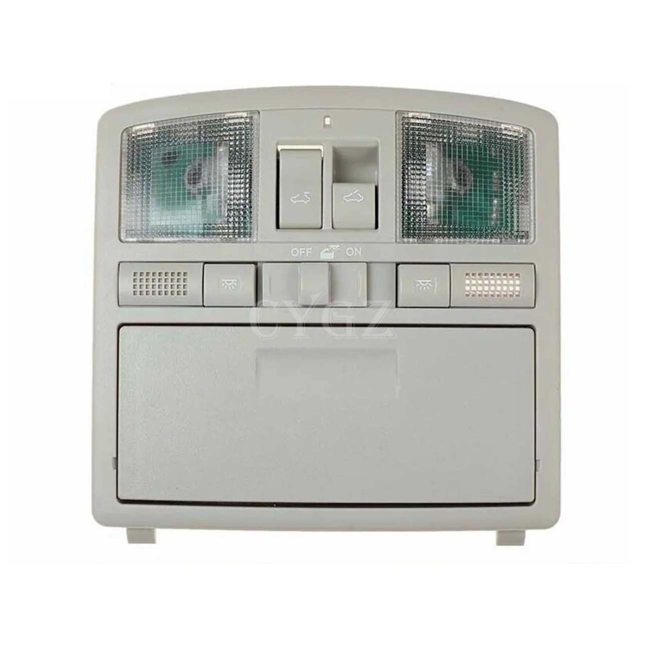 

GS4C-69-970D-75 Overhead Console with Dual Map Lights Gray for M-azda 6 New