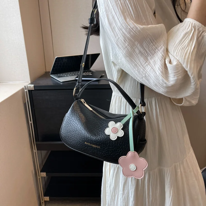 

Новые Простые Женские однотонные сумки для отдыха, модные текстурные женские сумки через плечо из искусственной кожи