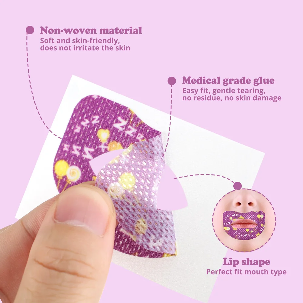 30PCS Mouth Correction Stickers Anti-snoring Breathing Orthosis Mouth Sticker Children Anti-snoring Stickers Improve Night Sleep 2