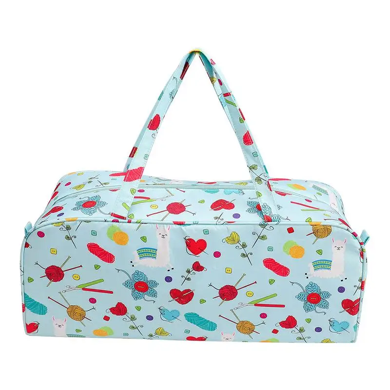 

Yarn Knitting Bag Portable Durable Heavyduty Mini Sewing Machine Crochet Hooks Storage Carry Bag Household Organizer