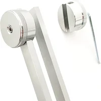 128 Hz Tuning Fork Weighted Bio-Acoustic Tuning Fork for Therapy 128 Hz Acoustic Slider Tuning Fork 2