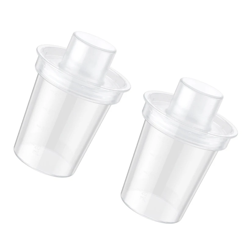 Set of 1 or 2 Infant Formula Storage Box Organiser Case For Travel Parents White