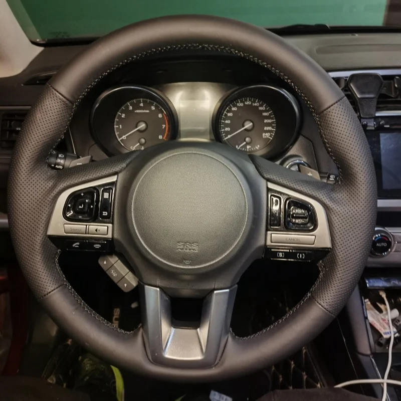 CarSteeringWheelCoverGenuineLeatherForSubaruLegacy2016Outback