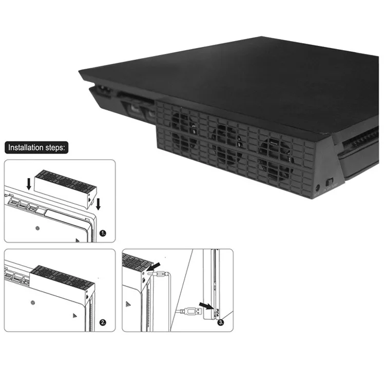 Dobe-ventilador Externo para Ps4 Slim com Hub Usb - Image 6