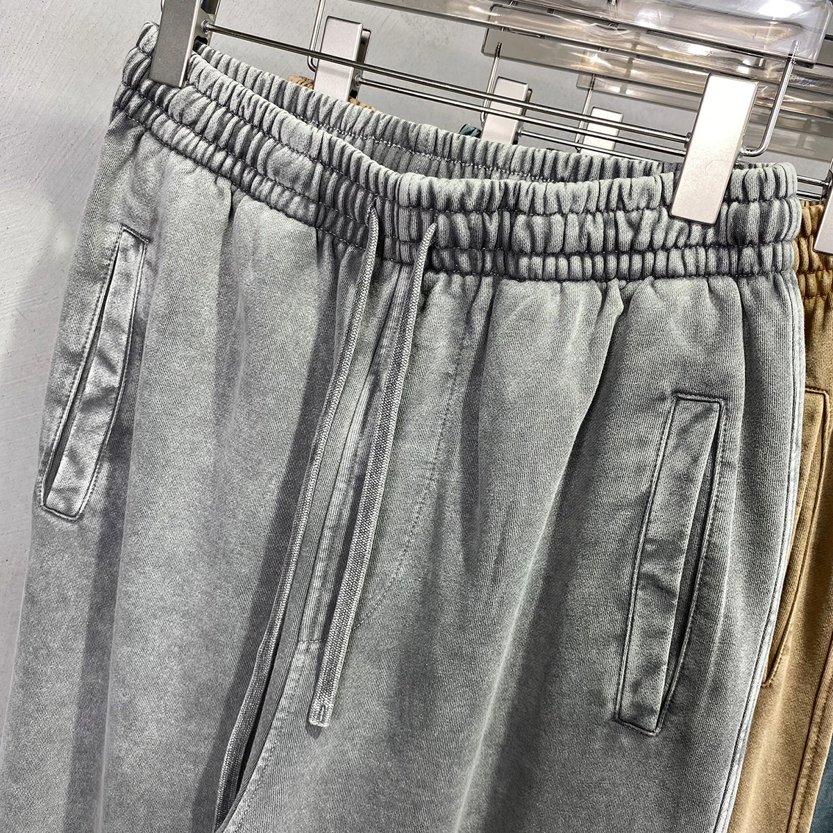 always スウェパン　グレー High Street Dark Distressed Vintage Baggy Joggers Pants INS