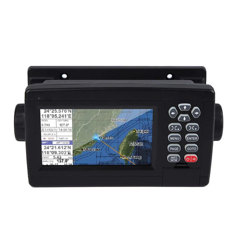 XF-520 5'' Marine Satellite GPS Navigator Color LCD Display Dual-Mode Positioning Boat Chart Plotter GPS Navigation