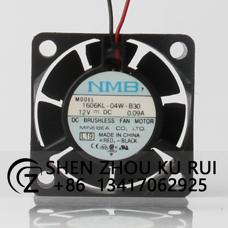 

1606KL-04W-B30 Case Fan for NMB 40x40x15mm 12V 0.09A 4CM 4015 2-wire Dual Ball Cooling Fan