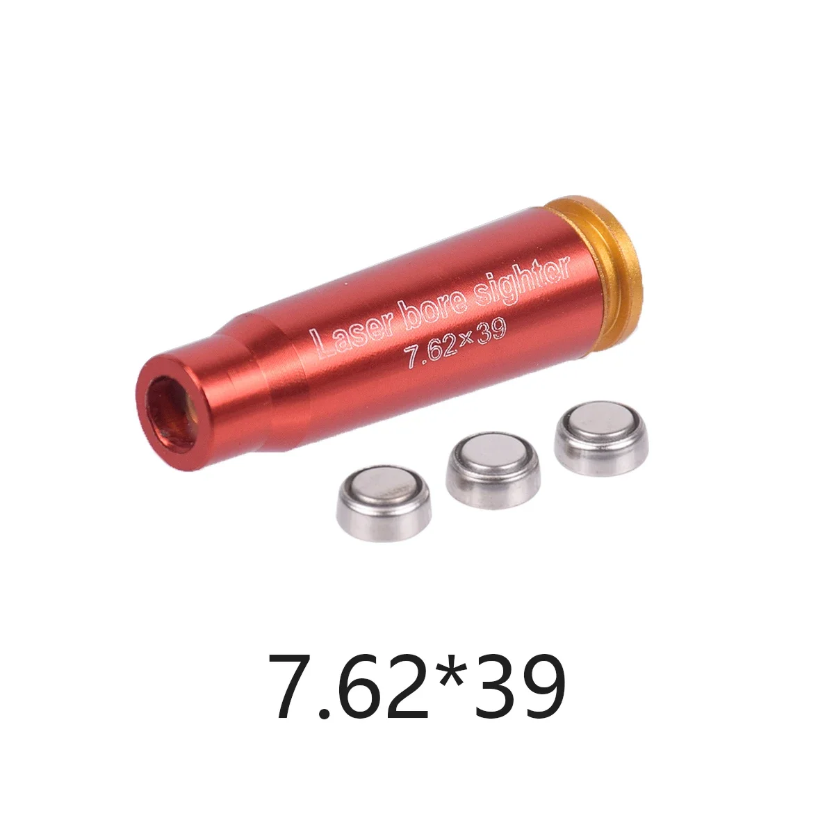 Tactical Laser Bore Sight 9mm .22 22LR .177 Bullet Boresighter Caliber 12GA .223 223rem .308 5.45x39 9x19mm Sight Snap Caps Laser Sight Red Dot Laser Sight Laser Bore Sight Snap Caps