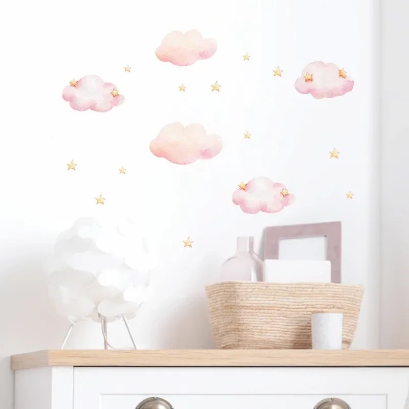 Description Picture 4 of itemCartoon Cloud Luminous Stickers Glow in The Dark Stars Wall Stickers for Kids Rooms Bedroom Ceiling Home Decoration Wall Decals