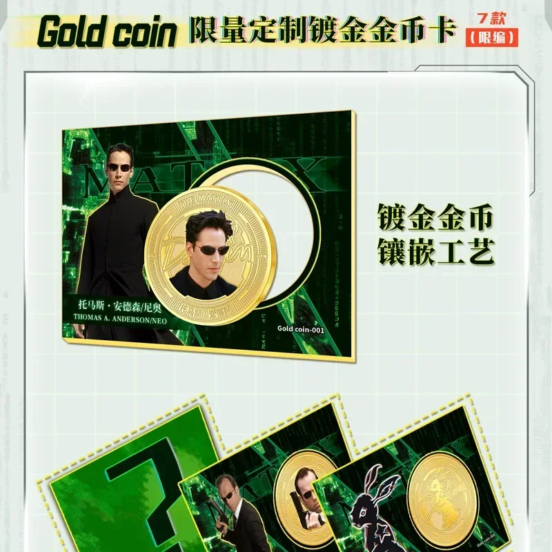 The Matrix Collection Cards Booster Box Movie Character Trinity Neo Exquisite Peripheral Rare Game Card Hobby Toy Kids Xmas Gift 5