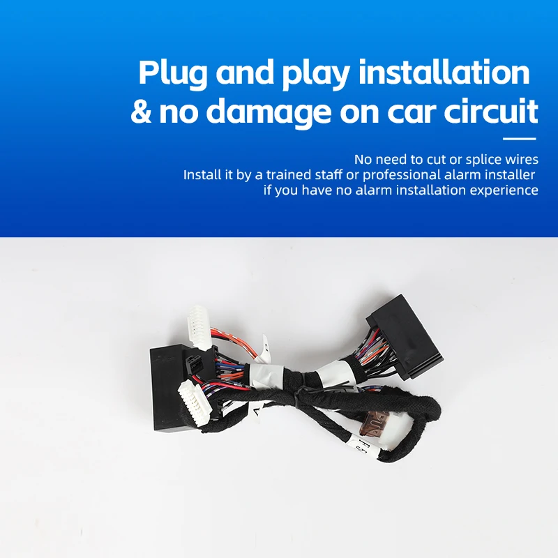 EasyGuard Plug Play Remote Starter Gas Engine Fit for Ford Modeo/Fusion 2017-2019  With Original Push Start Button Auto Gear