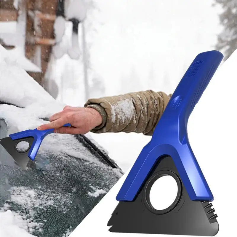 Car Ice Scraper Car Windscreen Cleaner Scraper Multi-function Scraping Tool Non-scratch Snow Remover For Most Vehicles