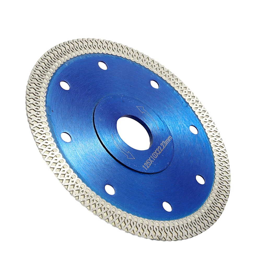 125mm Diamond Cutting Blade Continuou Segmented Rim Circular Saw Blade 65Mn Manganese Steel Cut Off Wheel Angle Grinder Disc