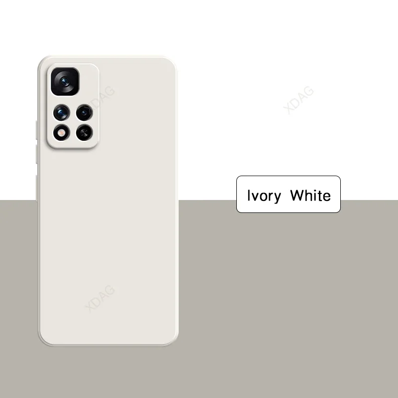 Premium Liquid Silicone Soft Back Cover - Luxury Coque Phone Case