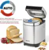 Electric Bread Maker - 2lb Loafs  Non Stick Removable Pan  Automatic Nut Dispenser 13 Preset Programs - 550W 5