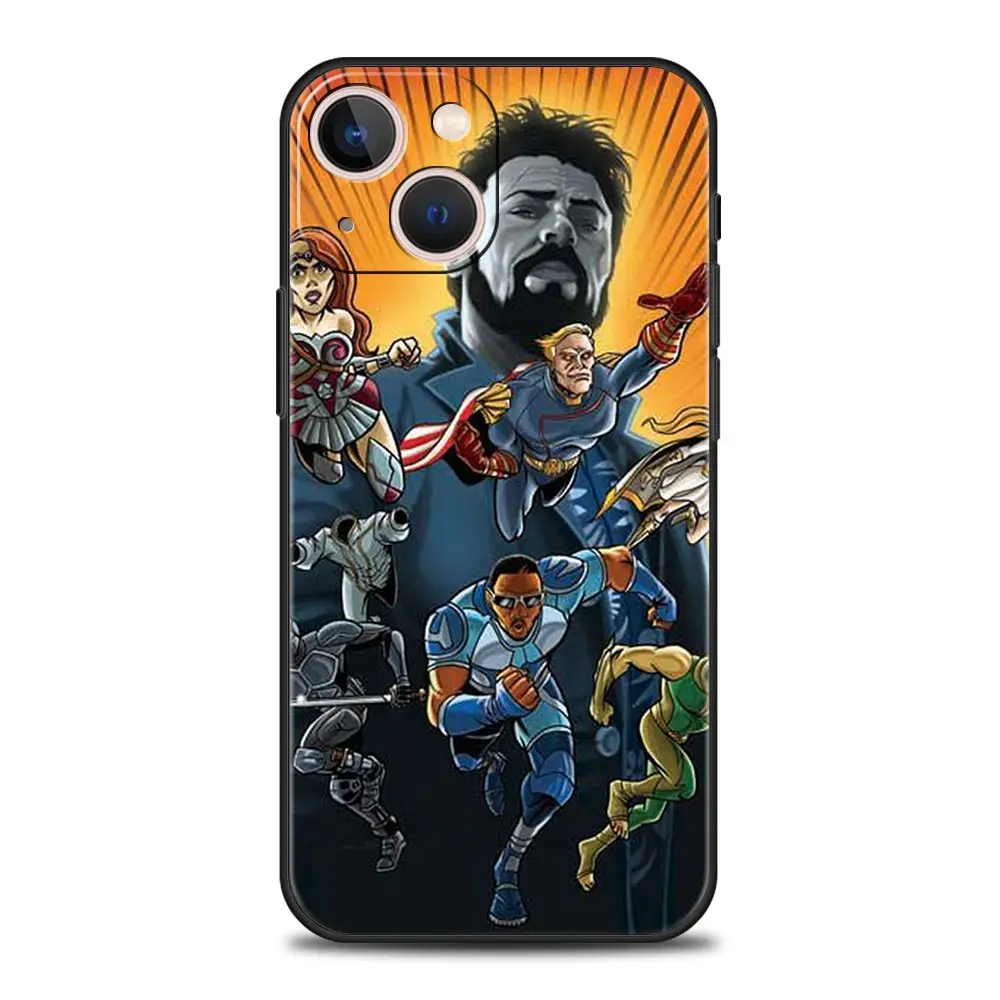 The Boys TV Series Black Phone Case - Sleek and Stylish Cover