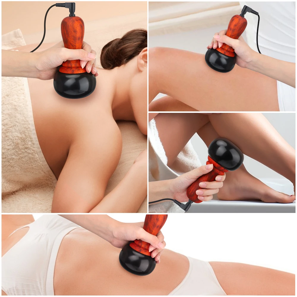 Electric Gua Sha Massager Natural Stone for Relaxation