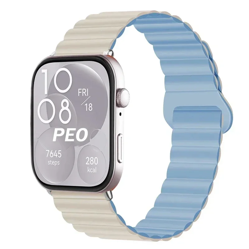 Magnetic Silicone Sport Band - Waterproof Watch Strap Bracelet Accessories