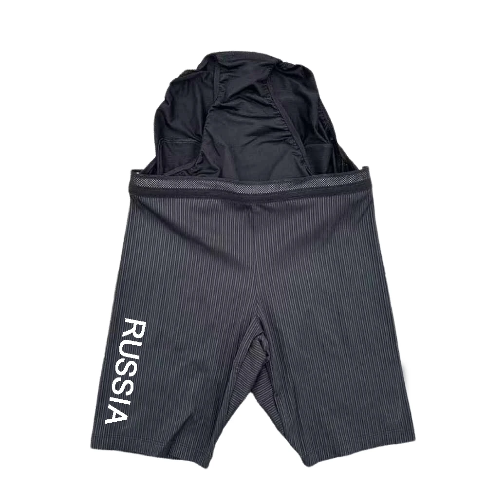 RUSSIA Running Sportswear Men's Sports Lycra Running Man Tights Trousers Leggings Pants Gym Fitness Shorts Male Marathon