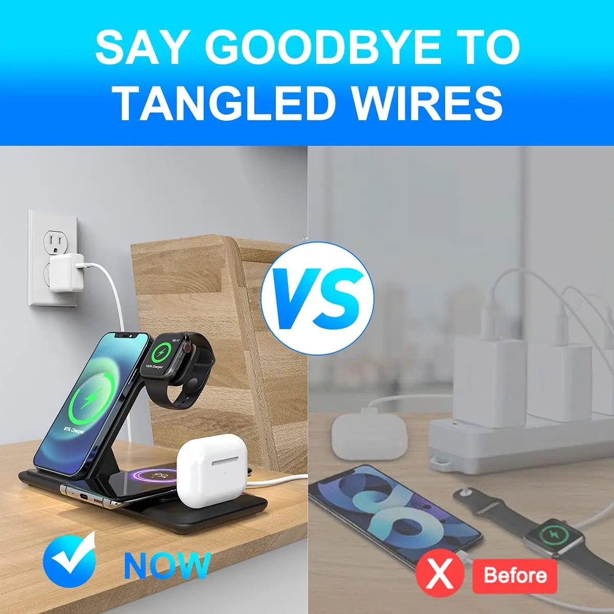 Bezprzewodowa ładowarka FDGAO 15W 4 W 1 stacja dokująca Qi do szybkiego ładowania Apple Watch 7 6 SE 5 3 AirPods Pro iPhone 13 12 11 XS XR X 8 6 Bezprzewodowa ładowarka FDGAO 15W 4 W 1 stacja dokująca Qi do szybkiego ładowania Apple Watch 7 6 SE 5 3 AirPods Pro iPhone 13 12 11 XS XR X 8 6