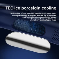 Xiaomi 8000mAh USB ventilateur de cou suspendu Portable sans lame Mini Rechargeable muet LED affichage numérique ventilateurs électriques refroidisseur d'air chaud 5