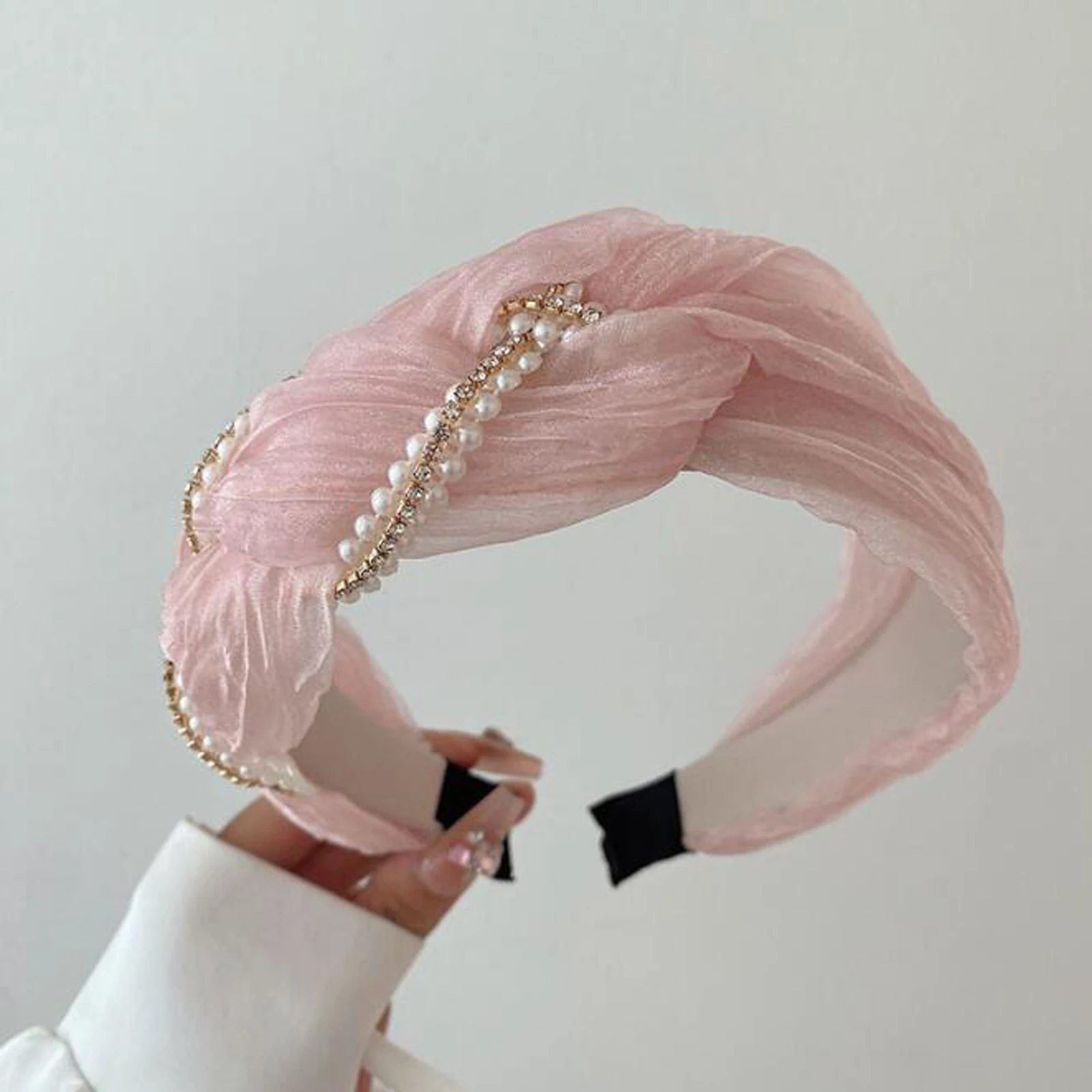 pink hairband