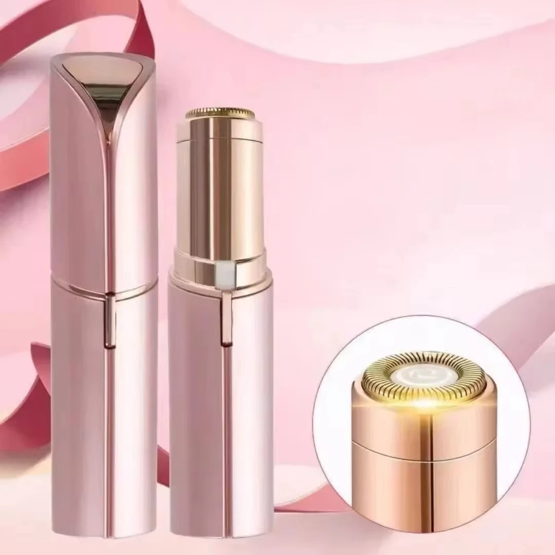 Portable Lipstick Shaped Women Electric Epilator Eyebrow Trimmer Painless Facial Hair Removal Shaver Small Epilator 2024 2