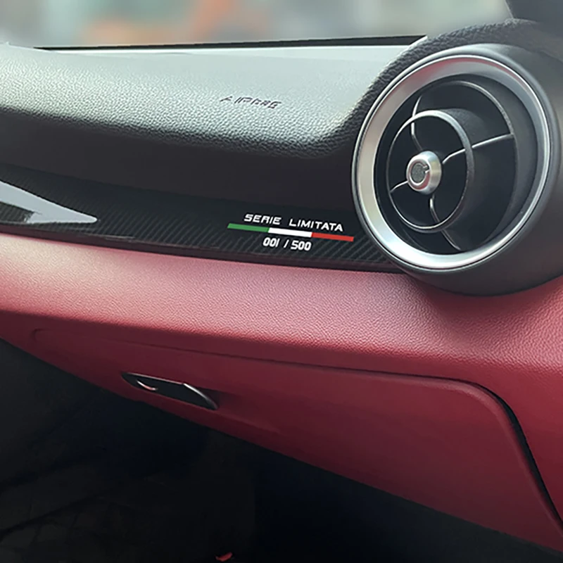 Car Body Center consolcancellited Edition Sticker per Alfa Romeo Giulia Stelvio Gtam accessori per la decorazione di interni modificati - immagine 5