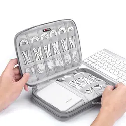 Cable Organizer Storage Bags System Kit Case USB Data Cable Earphone Wire Pen Power Bank Digital Gadget Devices Travel Bags