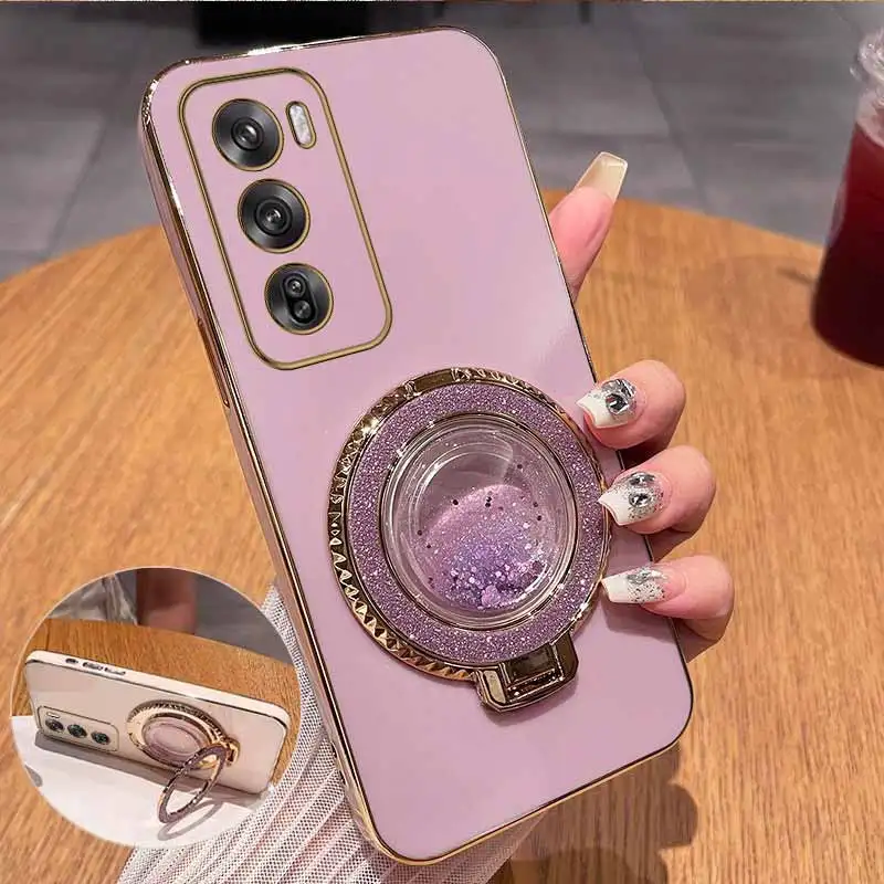 Premium Circular Support Plating Phone Case - Enhanced Protection and Style