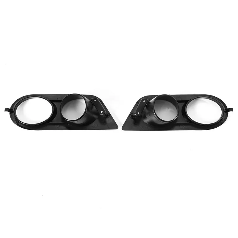 Bracingo Fog Light Cover Frame Hoods Grill Carbon Fiber/Matte/Glossy Black Car 2PCS For BMW E46 M3 2001-2006 Accessories