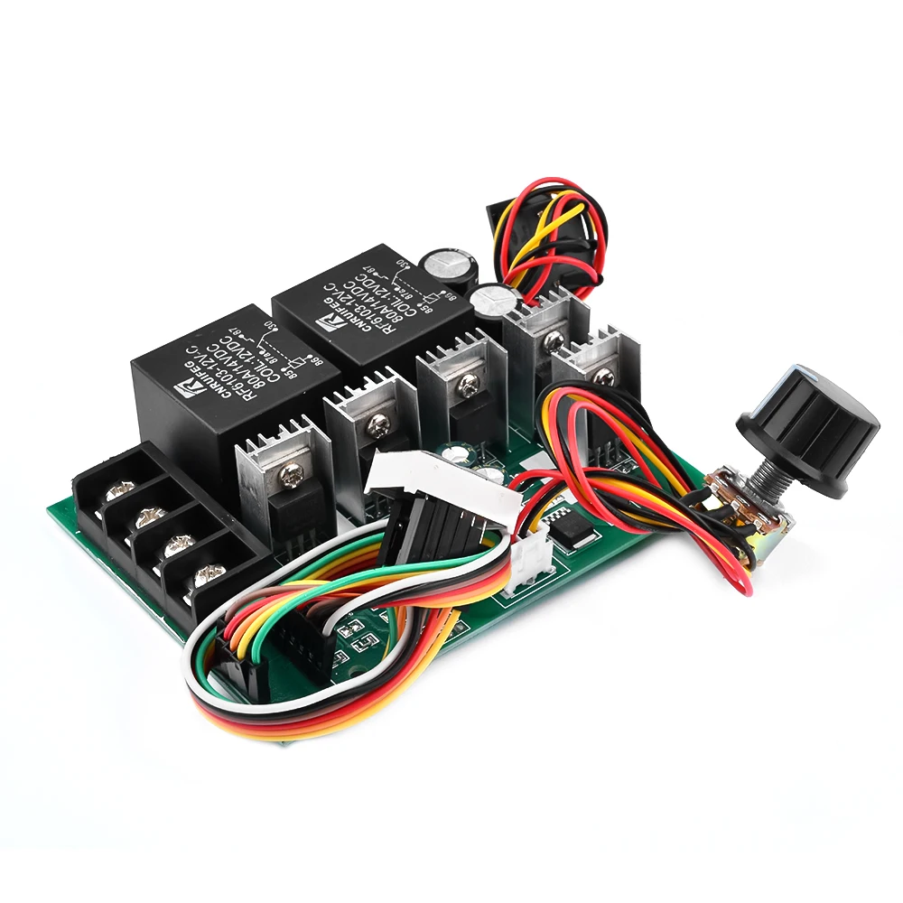 PWM DC Motor Speed Controller DC 10-55V Digital LED Display 0-Adjustable Drive Module Input MAX 60A 12V 24V 36V 48V