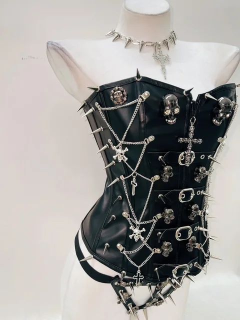 Spikey Buckle Corset 17