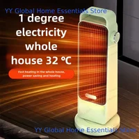 Портативный вентилятор теплого воздуха: малошумный электрический обогреватель с крутым режимом, обогрев домашнего пространства для использования в зиму и домашнем офисе