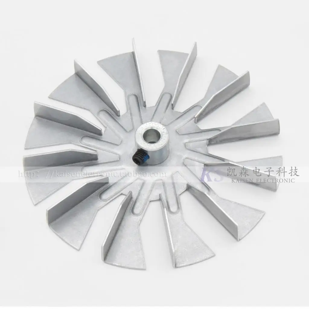 13 mm * 120 mm high collar inner hole diameter of 8 mm. Leaf aluminized steel high temperature electric centrifugal fan blades diameter of 120 mm high temperature 250 degrees 11 leaf aluminized steel steam oven air fryer motor fan blades