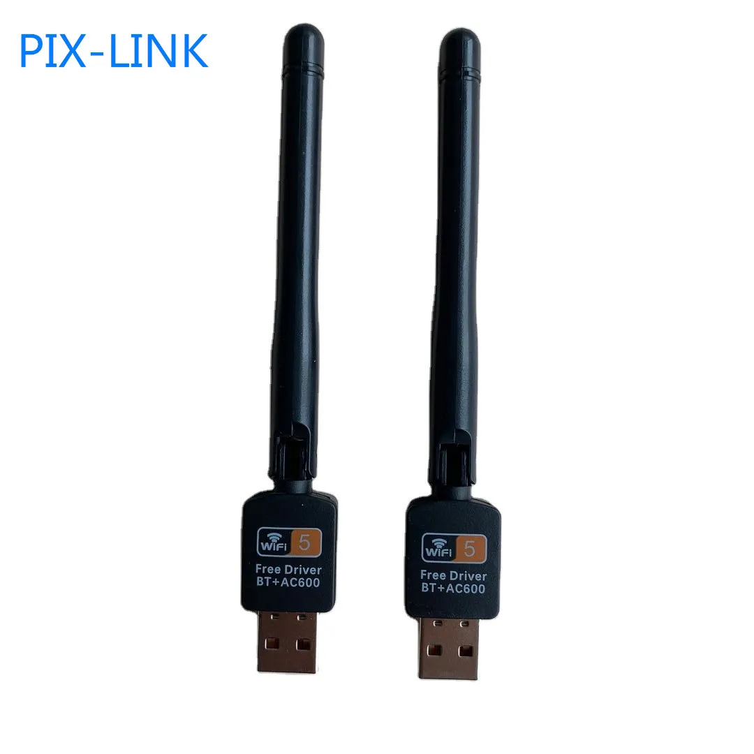 

600Mbps USB WiFi Adapter WiFi Bluetooth-Compatible 2in1 Dual Band 2.4G&5GHz USB WiFi Network Wireless Wlan Receiver DRIVER FREE