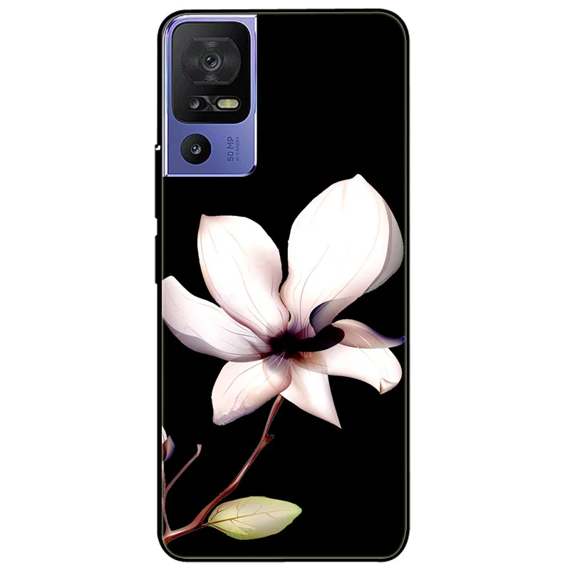 Black Tiger Lion Soft Silicone Protective Case - TPU Bumper Cover