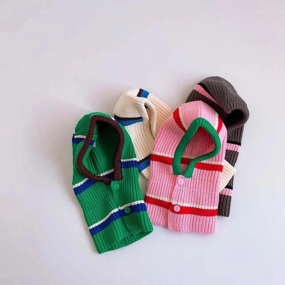 Versatile Soft Knit Woolen Baby Beanie Hat