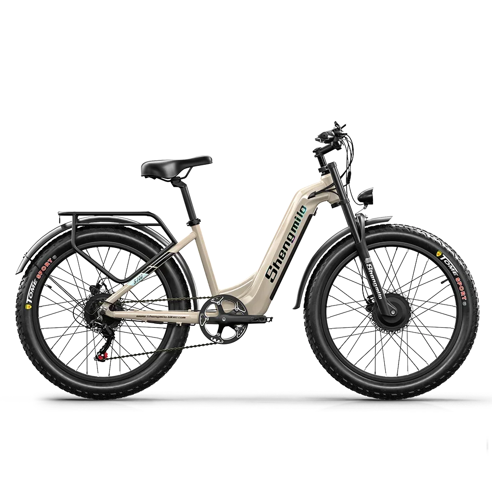 Electric bike electric bicycle Shengmilo S700 Electric Bicycle 2000W Dual Motor 48V17.5AH 840WH Battery 26 Inch Fat Tire Oil brake Mountain eBike