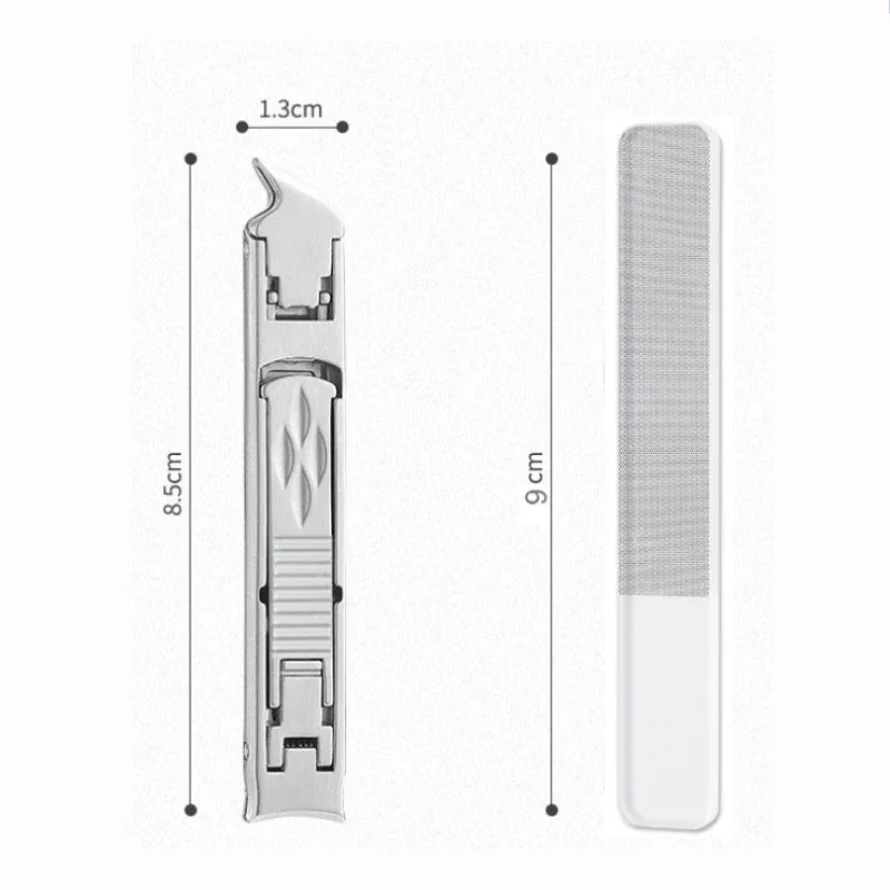Stainless Steel Nail Clipper Double-ended Dual-purpose Thin Portable Folding Nail Scissors Clippers Manicure Tools nail clipper set nail clipper nail scissors set nail clippers manicure set manicure sets manicure nail clipper set nail clippers kit folding scissors