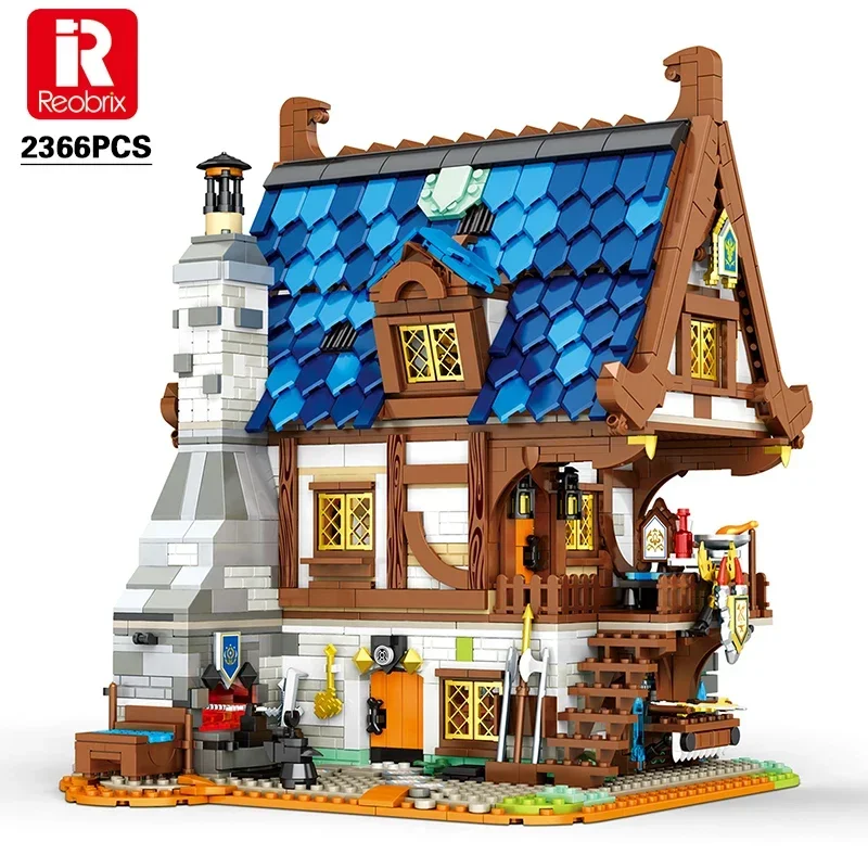 

Reobrix Blocks 2366pcs Golden Lion Castle Compatible Building Blocks Bricks Educational Puzzle Toy Christmas Gifts For Child