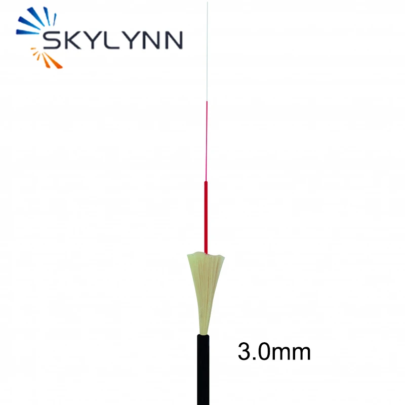 Hot In France Optimised Diameter 2.8mm/3.0mm/3.3mm 4.0mm/5.0mm/6.0mm Indoor and Outdoor Dual Sheath Drop Cable For Overhead Line