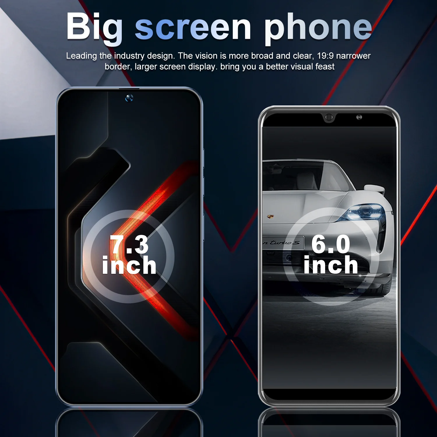 HOT 2025 New GT30 Pro 7.3HD Global Edition Original Smart Dual Card 7800mAh Battery Facial Recognition Function