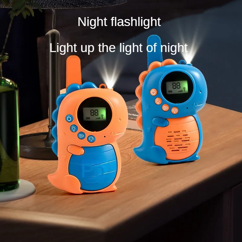 Interação pai-filho Dinossauro Walkie Talkies para crianças, brinquedo quebra-cabeça, presentes para educação infantil para bebês, ao ar livre