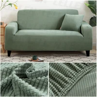 Polar Fleece Sofa Covers For Living Room Armchair Cover Plaid L Shape Corner Sofas Cover Couch Slipcover For Home 1/2/3/4 Seat 1
